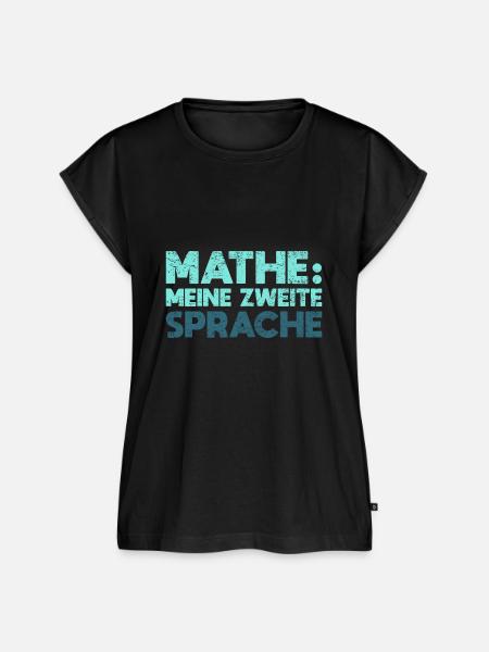 Mathe: Meine Zweite Sprache - Frauen Premium Bio Top - Schwarz
