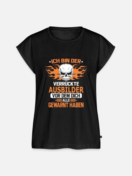AUSBILDER - Frauen Premium Bio Top - Schwarz