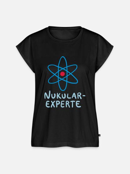 Nukular Experte - Frauen Premium Bio Top - Schwarz