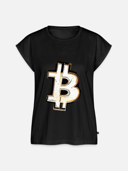 Bitcoin modern B - Frauen Premium Bio Top - Schwarz