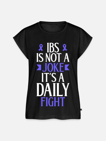 Täglicher Kampf mit IBS - Kein Spaß - Frauen Premium Bio Top - Schwarz