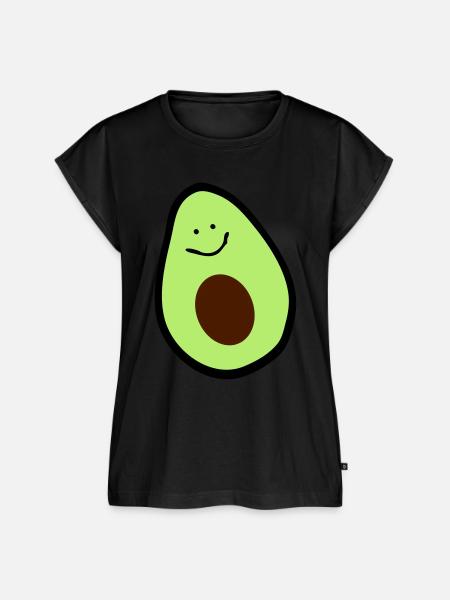 avocado - Frauen Premium Bio Top - Schwarz