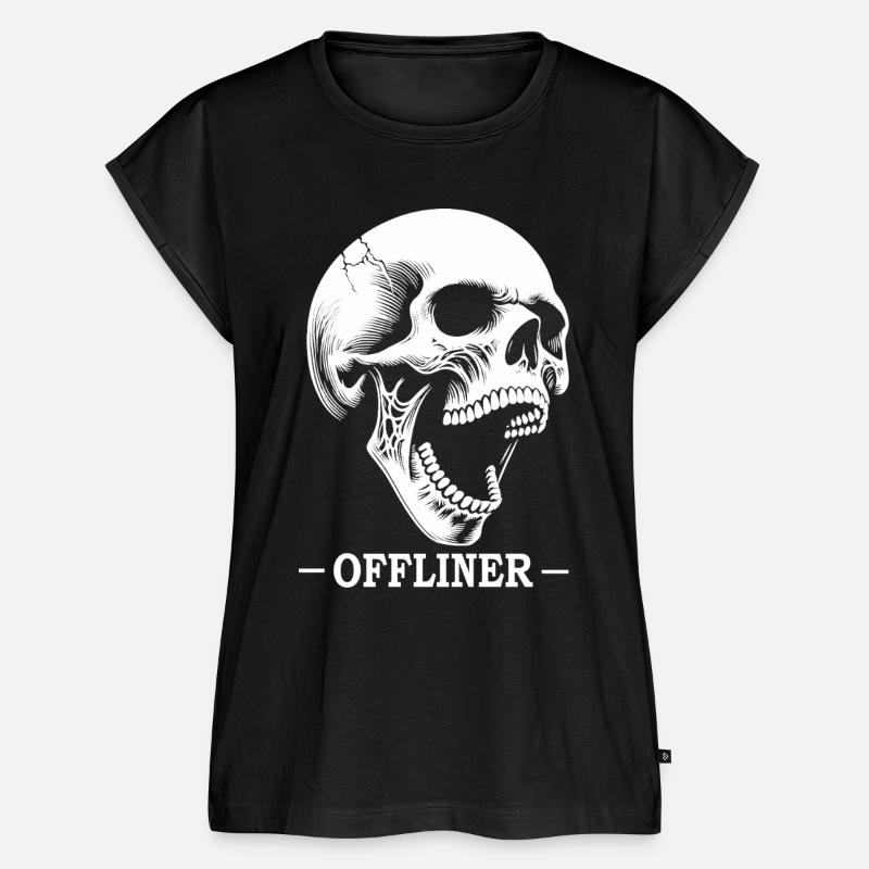 Crying Skull - Women’s Premium Organic Top - black