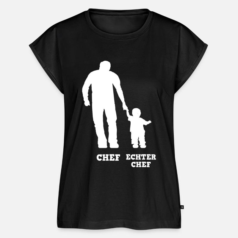 Chef echter chef meme - Frauen Premium Bio Top - Schwarz
