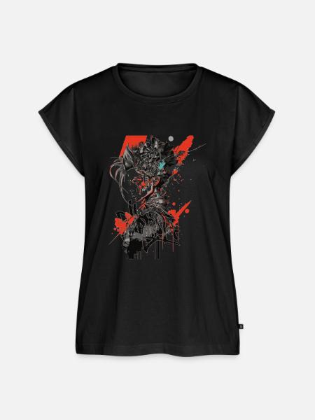 Graffiti-Kultur - Frauen Premium Bio Top - Schwarz