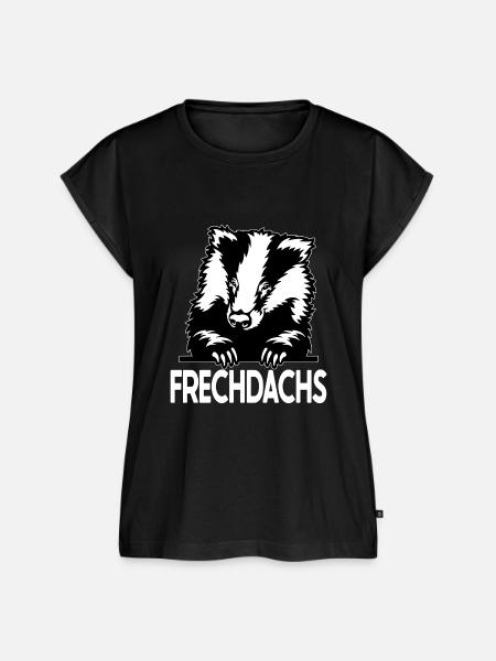 Frechdachs freche Leute wilde Seite - Frauen Premium Bio Top - Schwarz