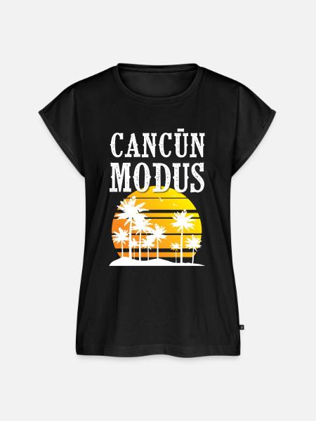 Cancun Modus - Frauen Premium Bio Top - Schwarz