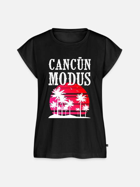 Cancun Modus - Frauen Premium Bio Top - Schwarz