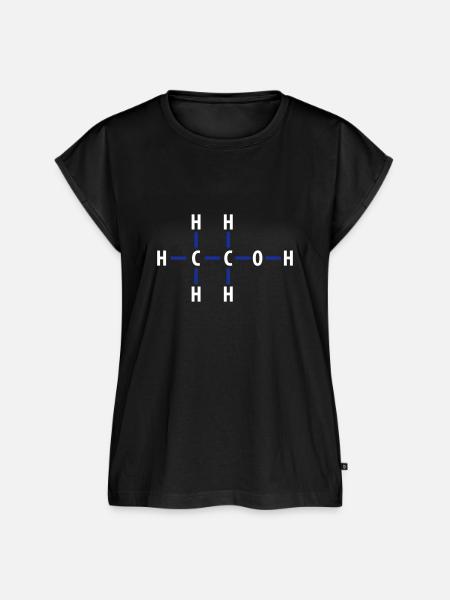 Alkohol - Frauen Premium Bio Top - Schwarz
