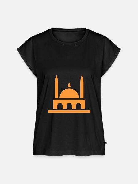 Moschee, Muslim - Frauen Premium Bio Top - Schwarz