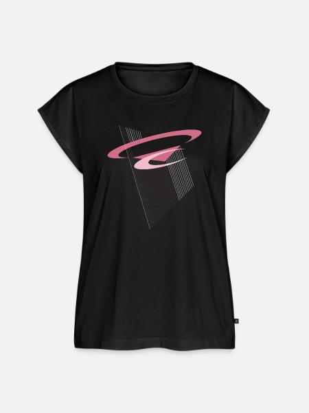 Schweben der Moderne - Frauen Premium Bio Top - Schwarz