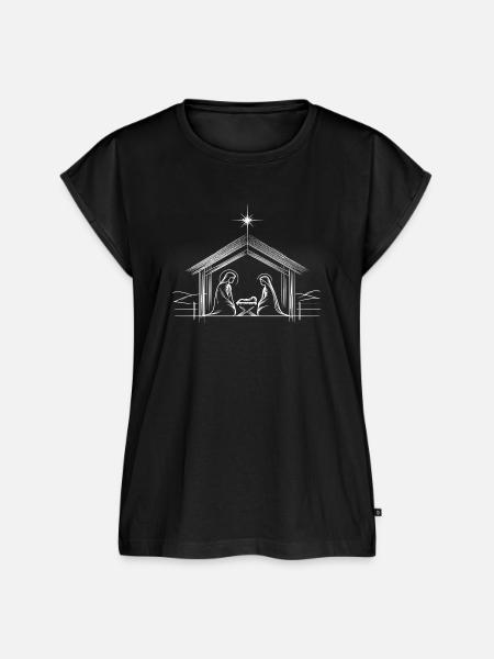 Sternengerippe. - Frauen Premium Bio Top - Schwarz