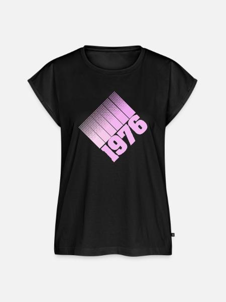 1976 - Frauen Premium Bio Top - Schwarz