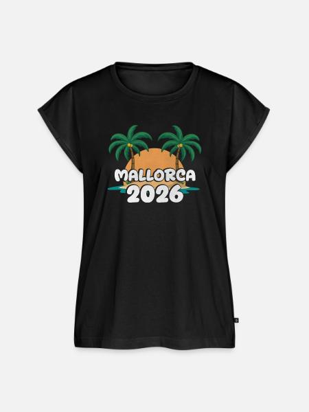 Mallorca 2026 - Frauen Premium Bio Top - Schwarz