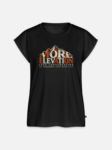 More Elevation Hiking - Frauen Premium Bio Top - Schwarz