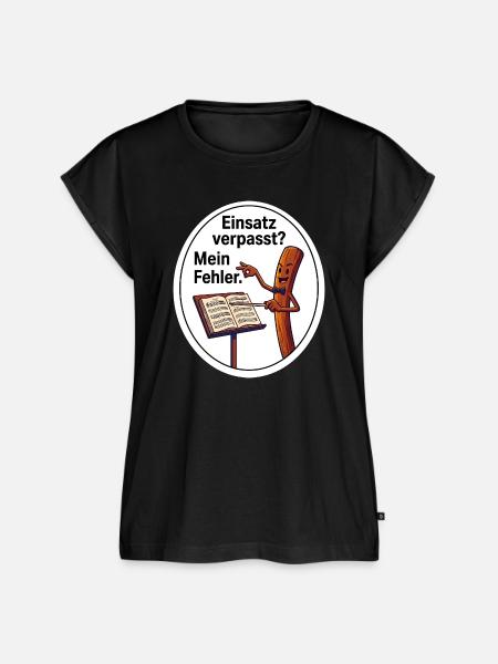 Dirigent Musik T-Shirt Geschenk - Frauen Premium Bio Top - Schwarz