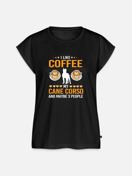 Cane Corso - Frauen Premium Bio Top - Schwarz