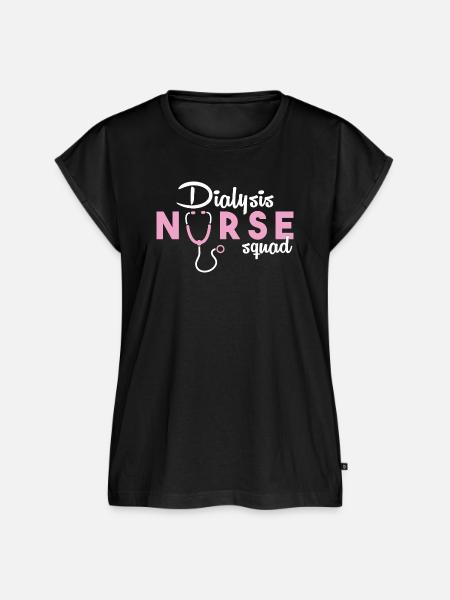 Dialyse Krankenschwester - Frauen Premium Bio Top - Schwarz