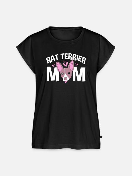 Rat Terrier - Frauen Premium Bio Top - Schwarz