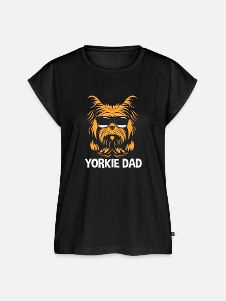 Yorkshire Terrier - Frauen Premium Bio Top - Schwarz