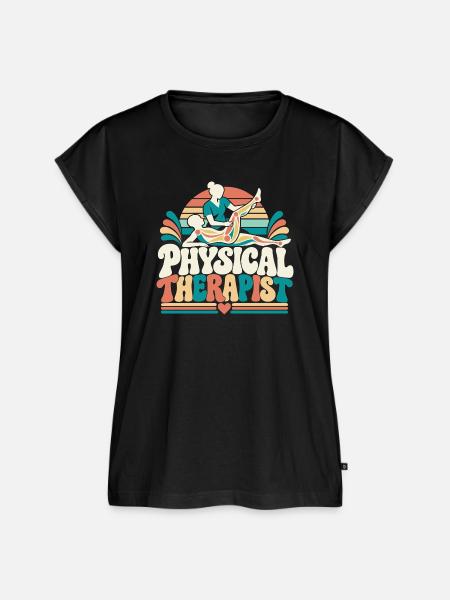 Physiotherapeut Physio Krankengymnastik Geschenk - Frauen Premium Bio Top - Schwarz