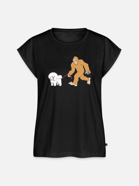 Bichon Frise - Frauen Premium Bio Top - Schwarz