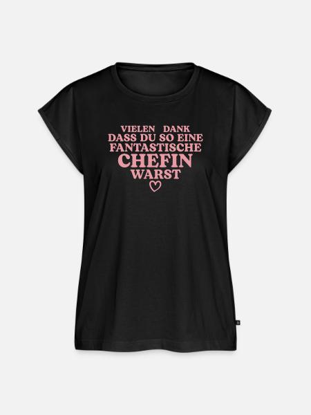 Beste Chefin Abschied Rente Jobwechsel - Frauen Premium Bio Top - Schwarz