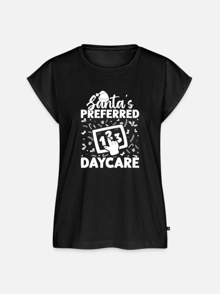 Childcare Provider Santa´s Preferred Daycare - Frauen Premium Bio Top - Schwarz