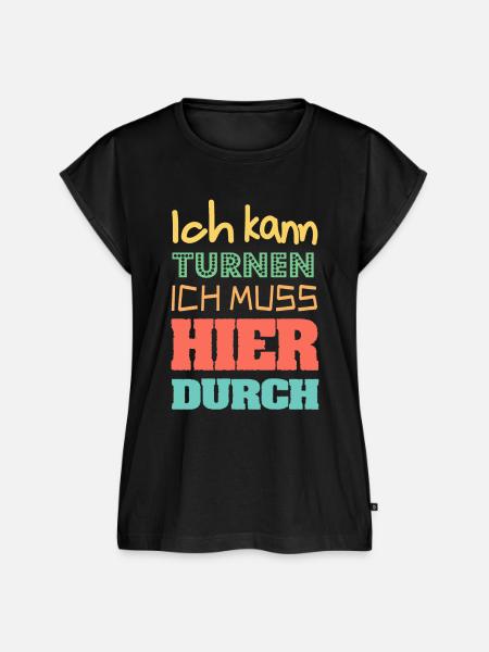 Turnen - Frauen Premium Bio Top - Schwarz