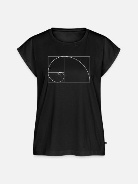 Goldener Schnitt - Frauen Premium Bio Top - Schwarz
