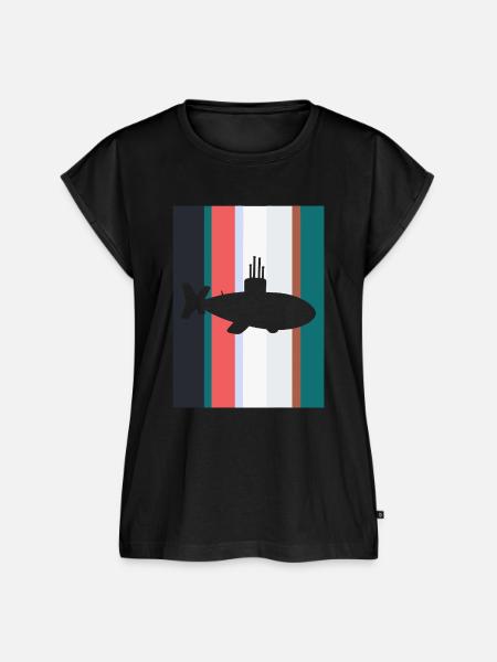 Uboot Schiff U Boot - Frauen Premium Bio Top - Schwarz
