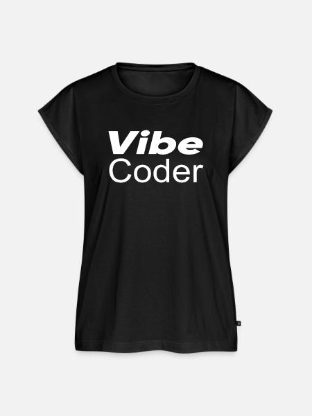 Techno-Utopie: Vibe Coder - Frauen Premium Bio Top - Schwarz