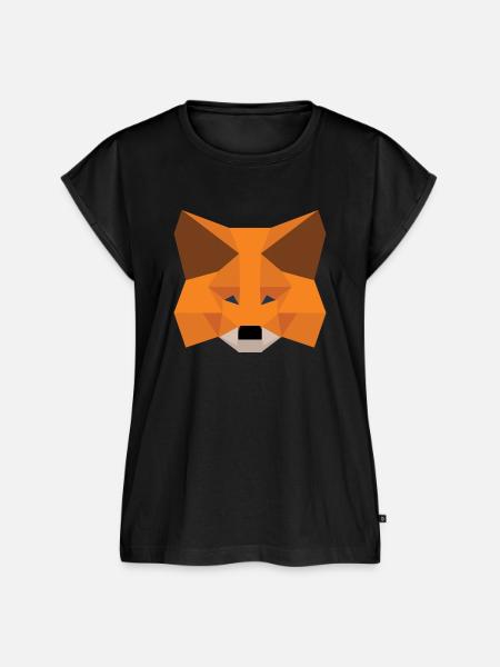 FOX Poly Meta-Mask - Frauen Premium Bio Top - Schwarz