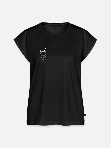 Thermalling Glider Bright - Frauen Premium Bio Top - Schwarz