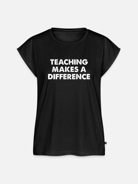 Teaching Makes A Difference - Frauen Premium Bio Top - Schwarz