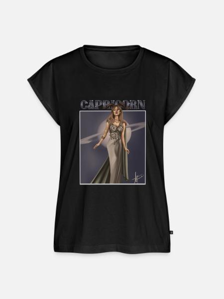 Capricorn - Frauen Premium Bio Top - Schwarz
