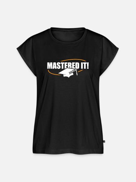 Master 2026 Abschluss Promotion Sponsion - Frauen Premium Bio Top - Schwarz
