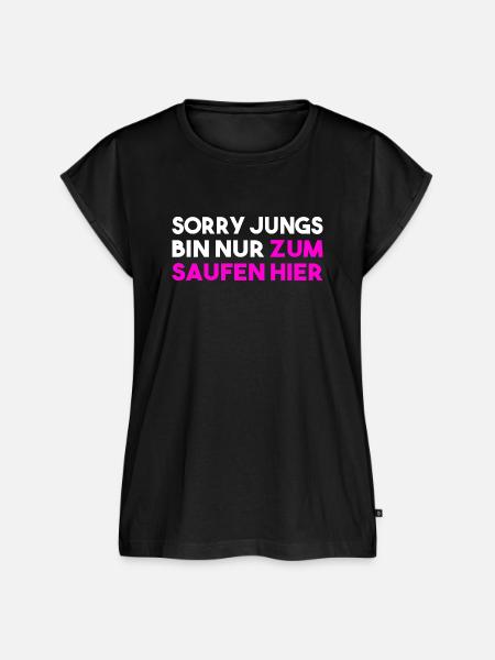 Party Shirt - Frauen Premium Bio Top - Schwarz