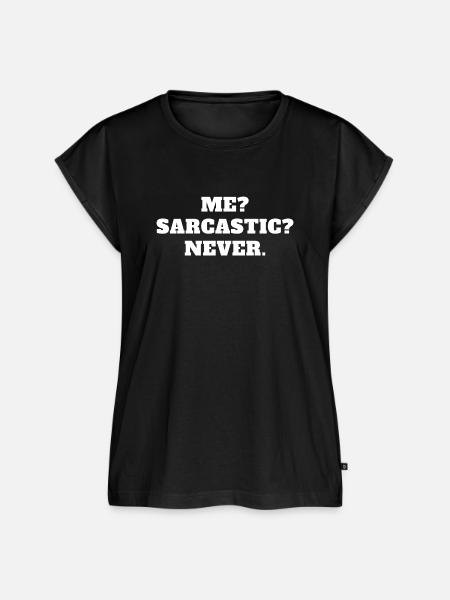ironischer Spruch - Frauen Premium Bio Top - Schwarz