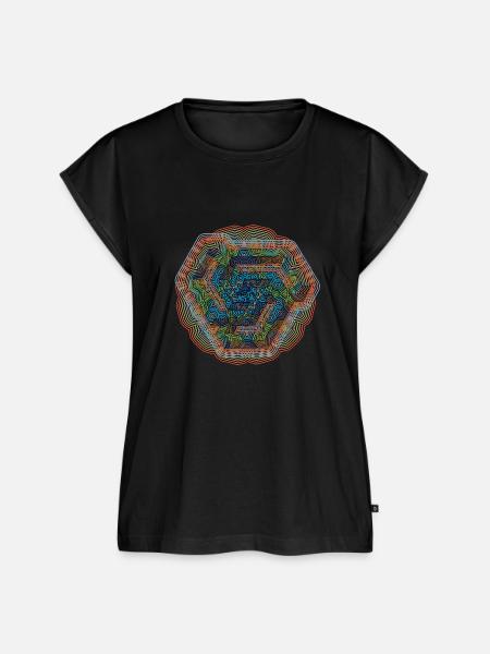 Ornament - Frauen Premium Bio Top - Schwarz