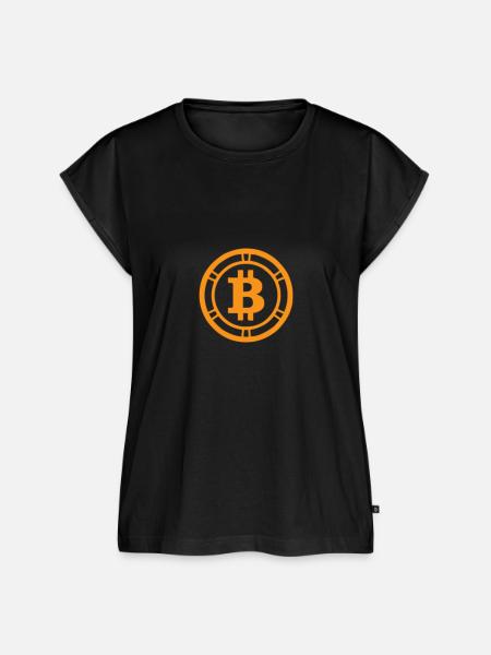 Bitcoin - Frauen Premium Bio Top - Schwarz