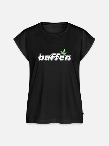 buffen – Minimalist Statement - Frauen Premium Bio Top - Schwarz