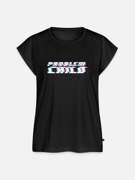 Problem Child - Frauen Premium Bio Top - Schwarz