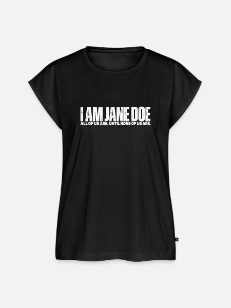 Ich bin Jane Doe: Kollektive Stimme - Frauen Premium Bio Top - Schwarz