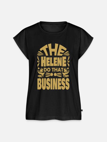 Helene - Frauen Premium Bio Top - Schwarz