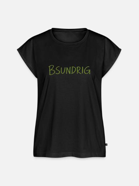 Mundart - besonders - Frauen Premium Bio Top - Schwarz