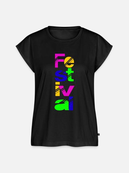 Fest - Frauen Premium Bio Top - Schwarz