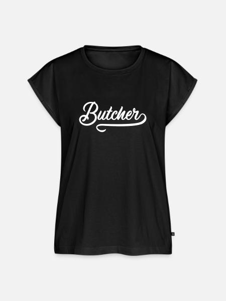 Metzger - Frauen Premium Bio Top - Schwarz
