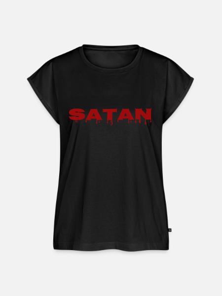 Satan - Frauen Premium Bio Top - Schwarz