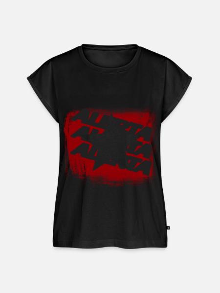 ALERTA ANTIFASCHISTISCHE AKTION DESIGN - Frauen Premium Bio Top - Schwarz